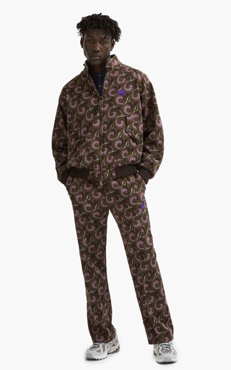 Baracuta x Needles Jacquard Trouser Dark Brown Baracuta x Needles Jacquard Trouser Dark Brown