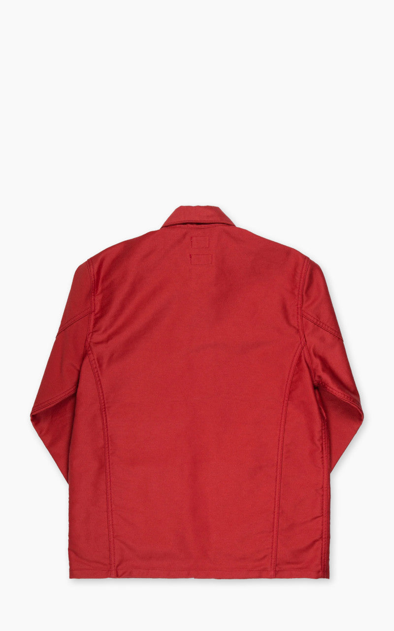 Benzak BWJ-01 Worker Jacket Moleskin Red 12oz