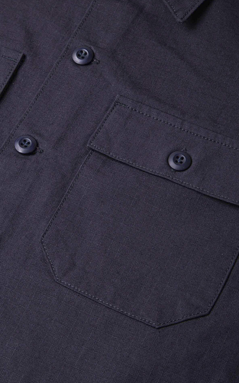 Benzak BWS-03 Military Overshirt Ripstop Navy