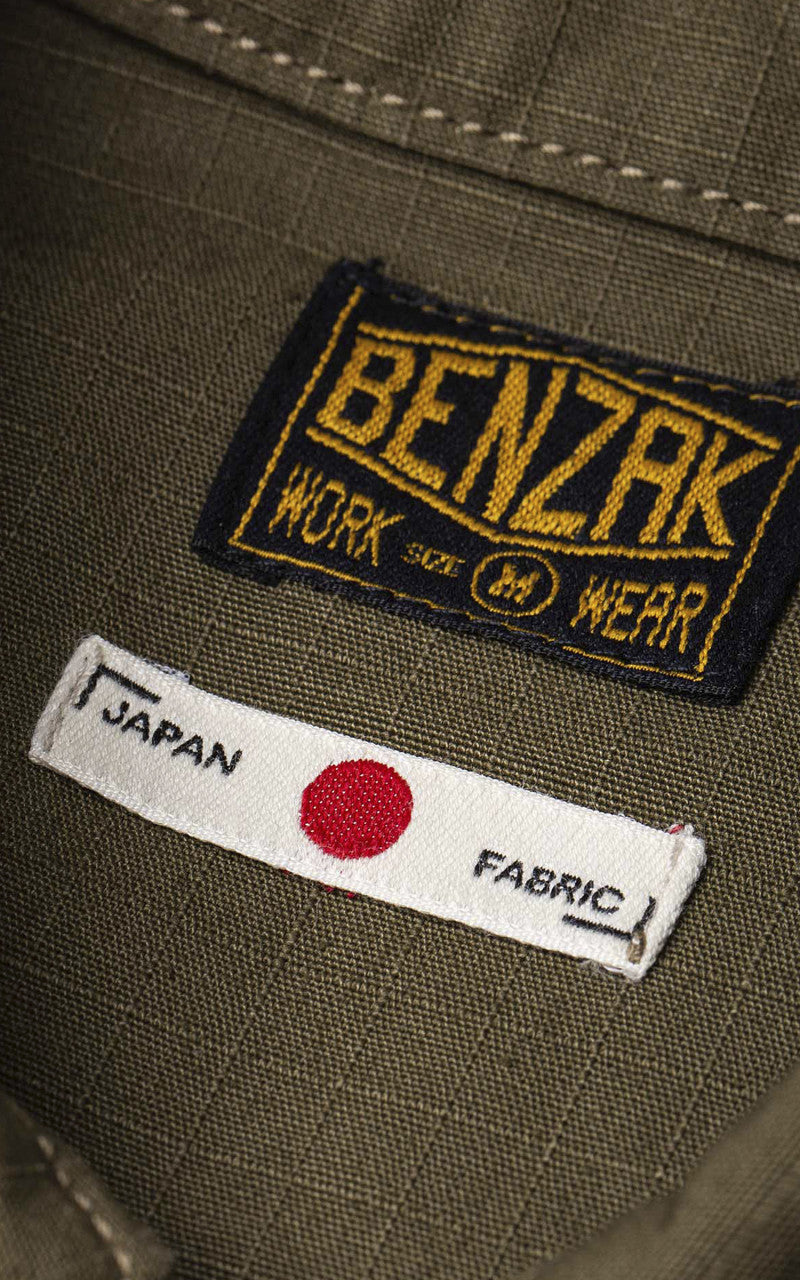 Benzak BWS-03 Military Overshirt Ripstop Olive Drab