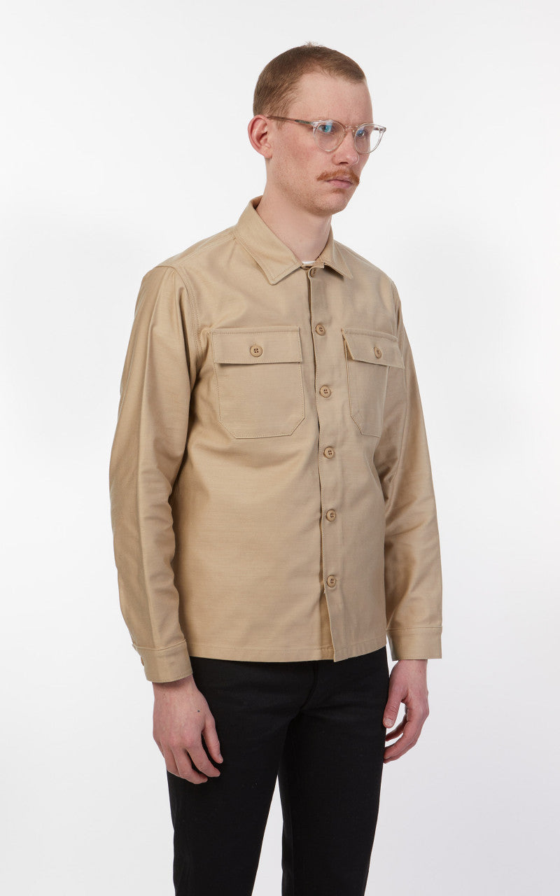 Benzak BWS-03 Military Overshirt Twill Sand