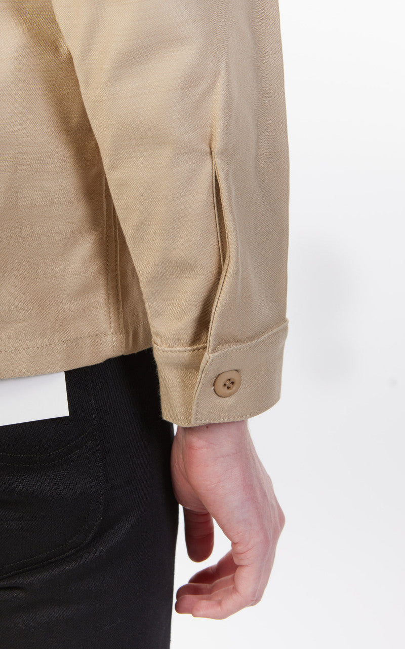 Benzak BWS-03 Military Overshirt Twill Sand