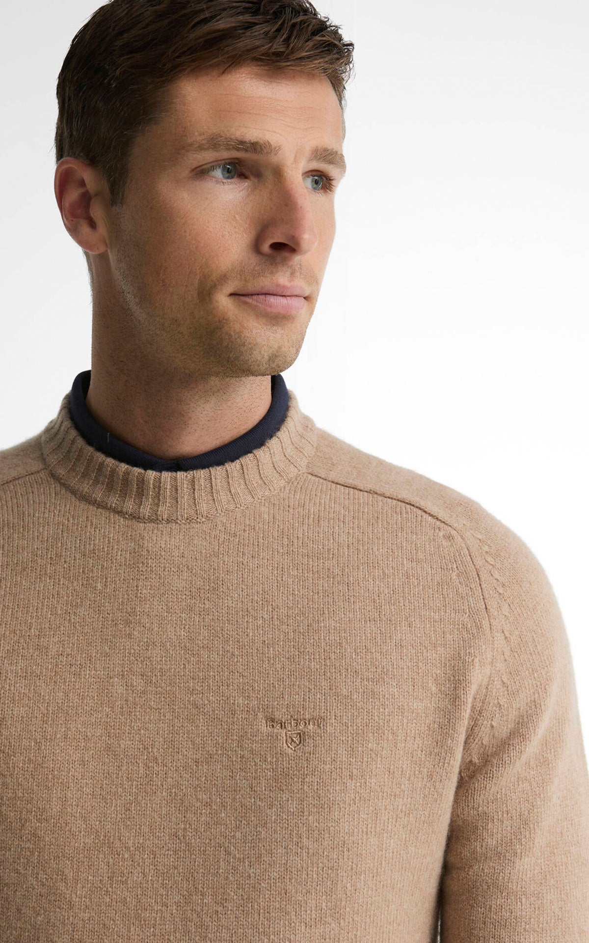 Barbour Sweatshirt Newtown Washed Stone
