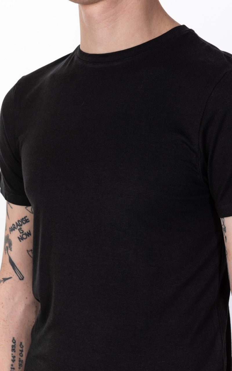 Resteröds Tee Bamboo 2-Pack Black