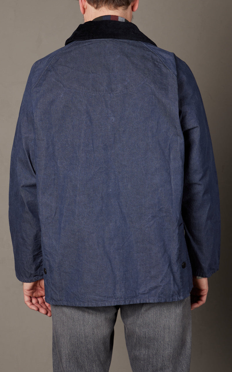 Barbour Bedale Oversized Denim Jacket Indigo