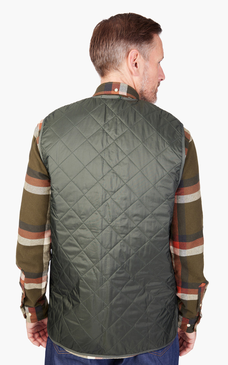 Barbour Quilted Zip Liner Olive