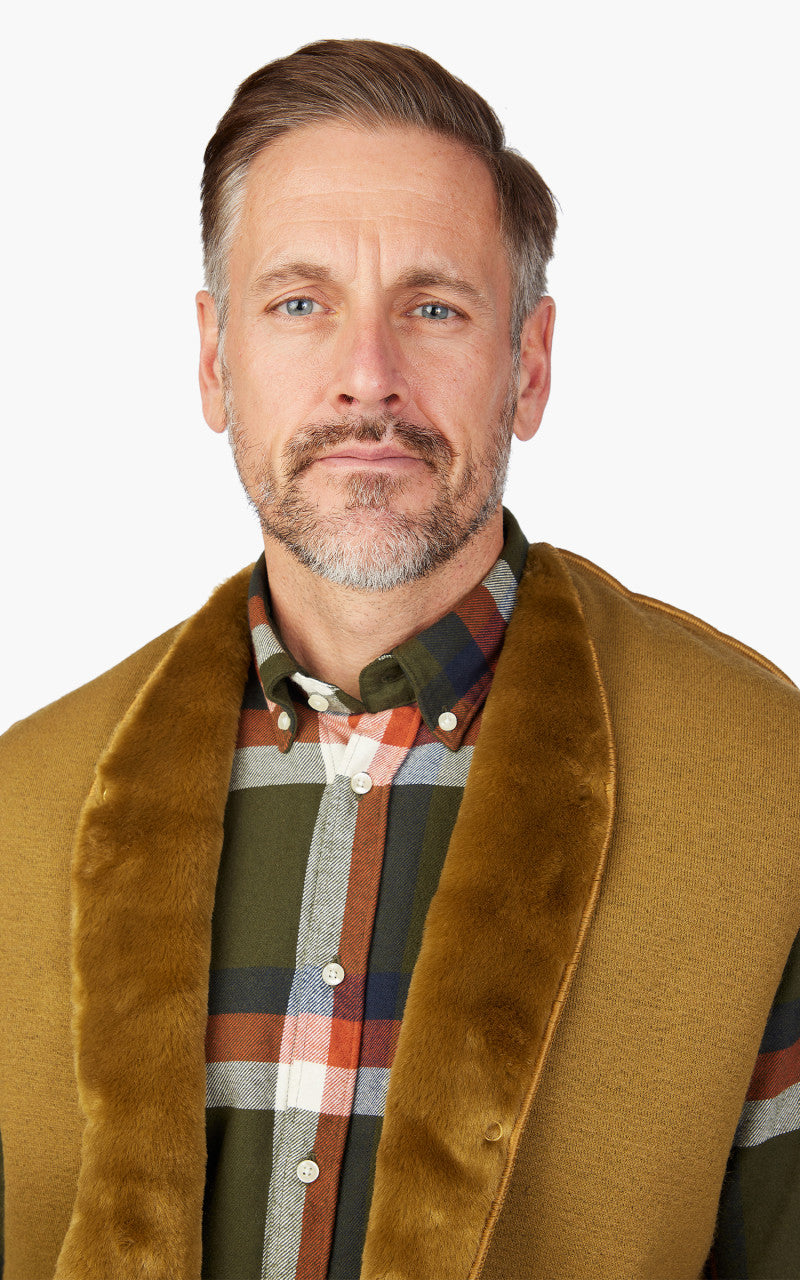 Barbour Warm Pile Snap-In Lining Brown