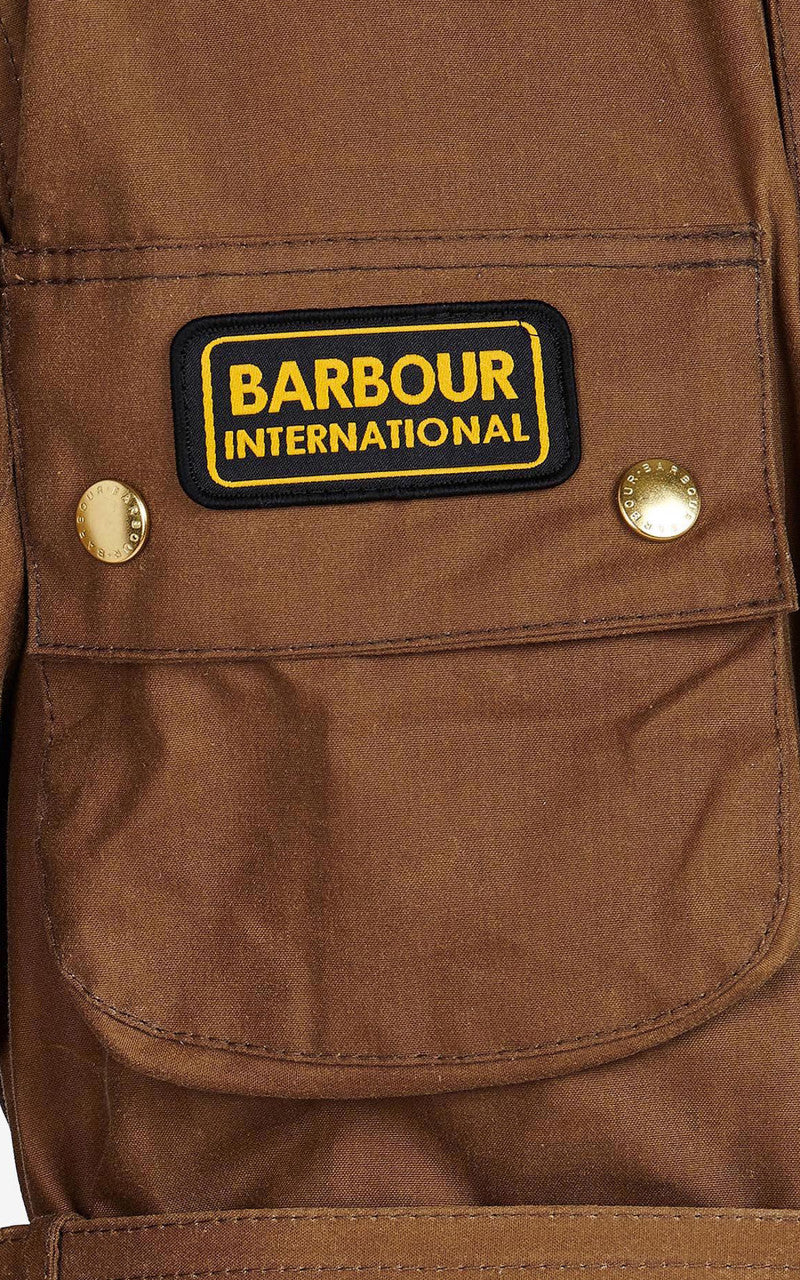 Barbour International Original Wax Jacket Sand