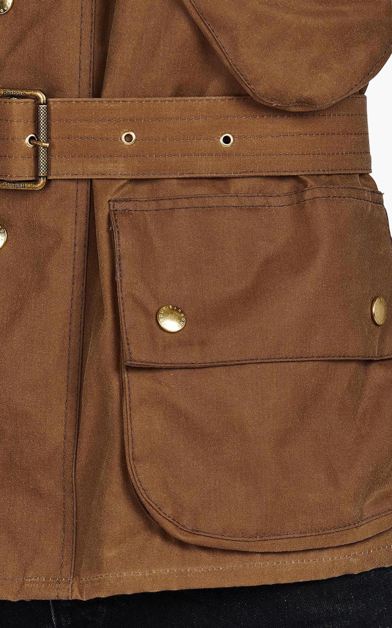 Barbour International Original Wax Jacket Sand