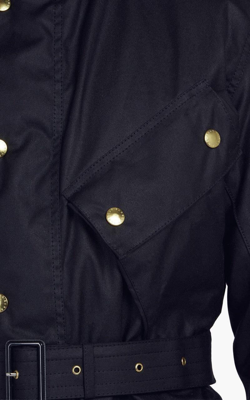 Barbour International Original Wax Jacket Navy