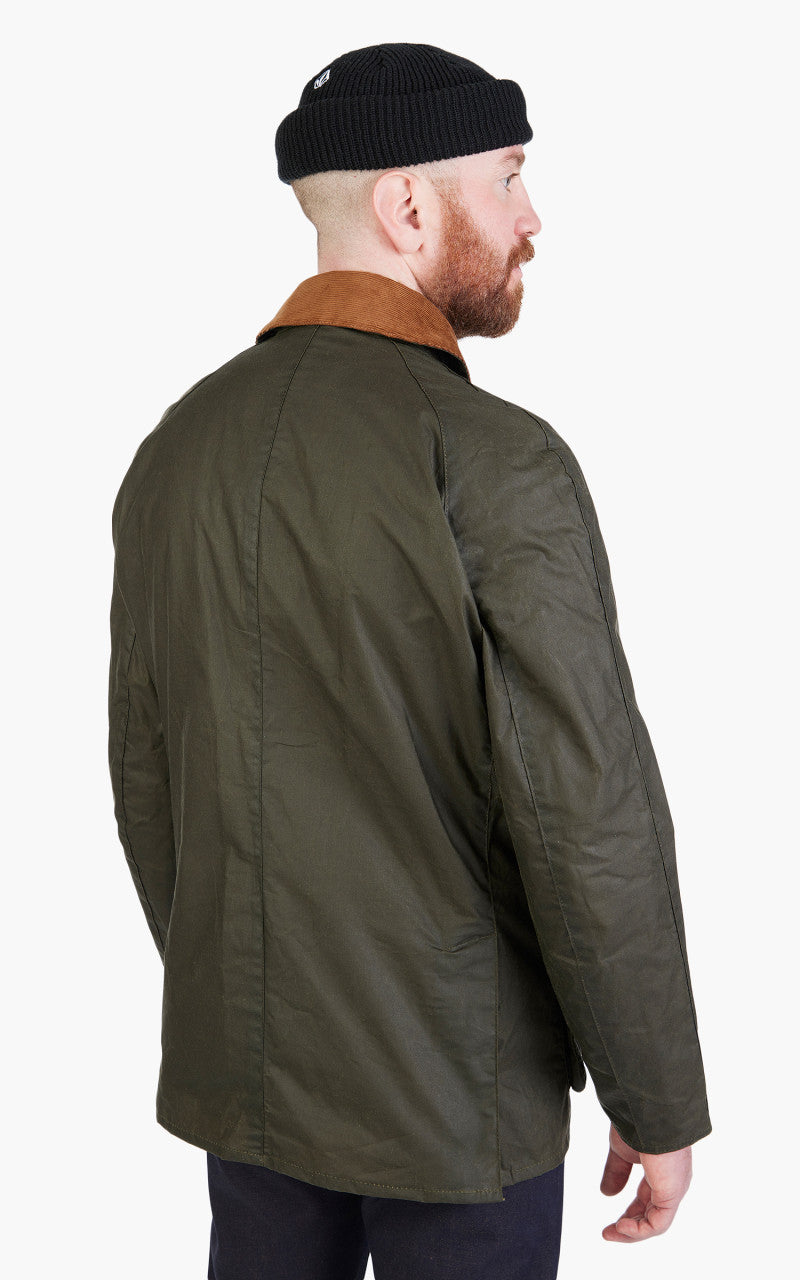 Barbour Lightweight Ashby Wax Jacket Archive Olive