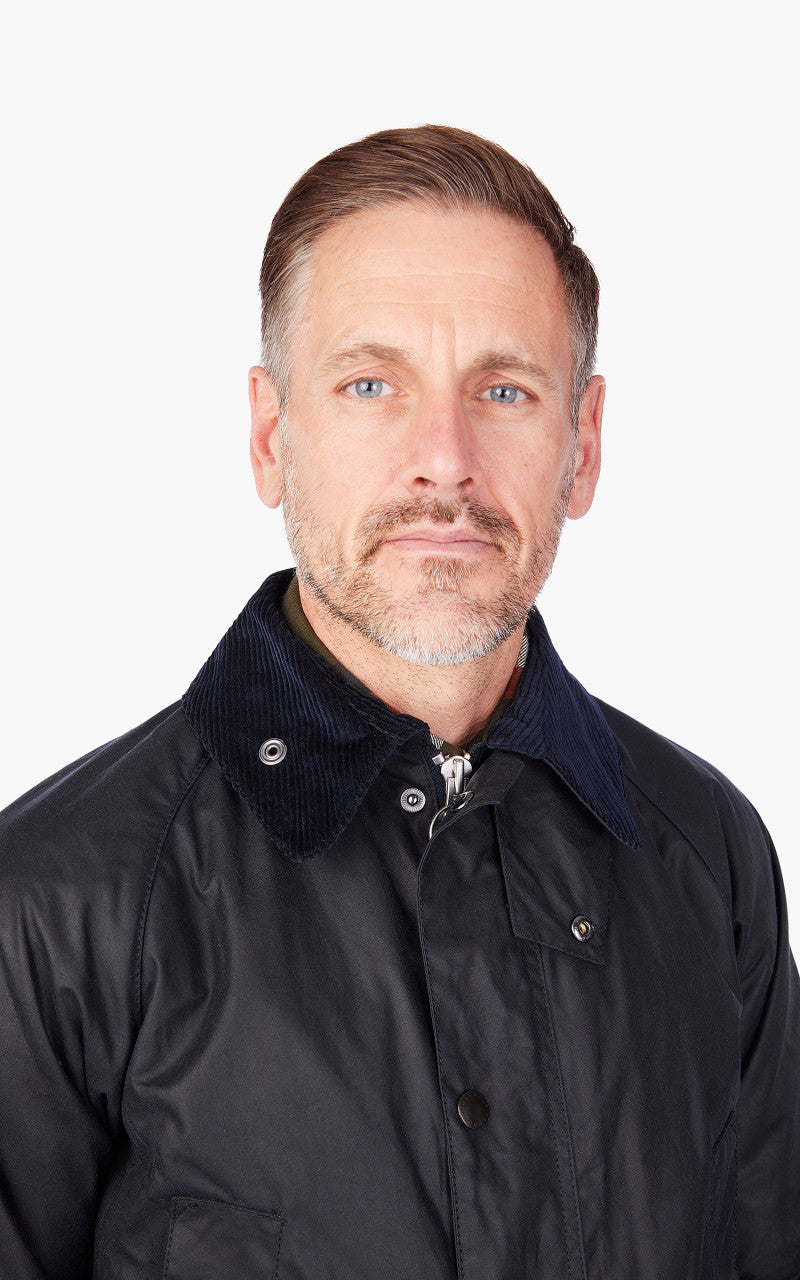 Barbour SL Bedale Wax Jacket Navy