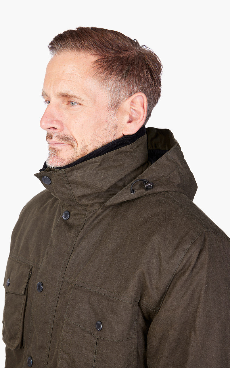 Barbour Winter Corbridge Wax Jacket Beech