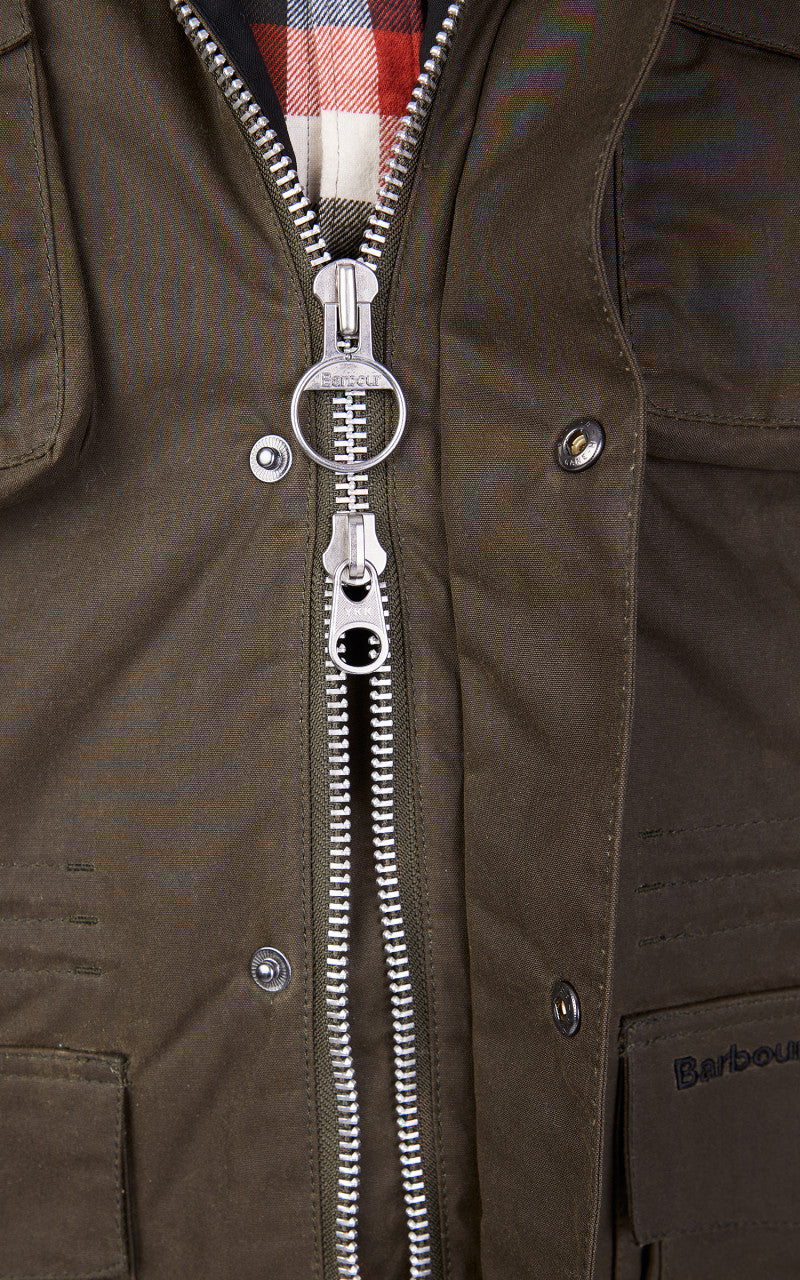 Barbour Winter Corbridge Wax Jacket Beech
