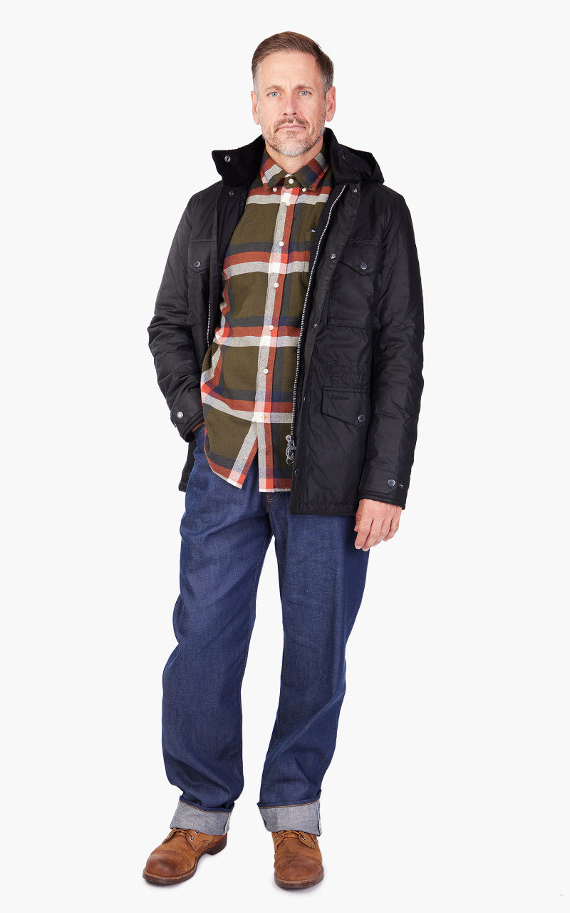 Barbour Winter Sapper Wax Jacket Black