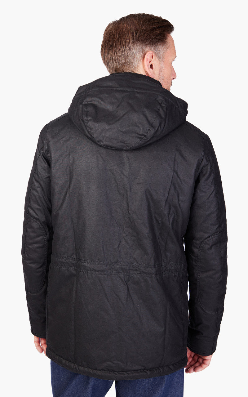 Barbour Winter Sapper Wax Jacket Black