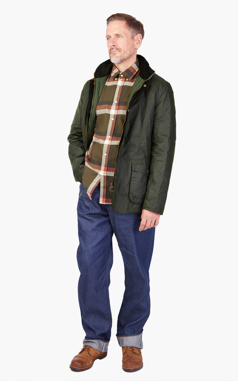 Barbour Compton Wax Jacket Fern