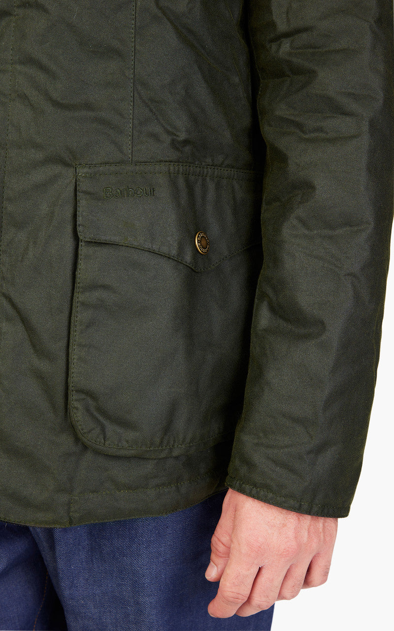 Barbour Compton Wax Jacket Fern