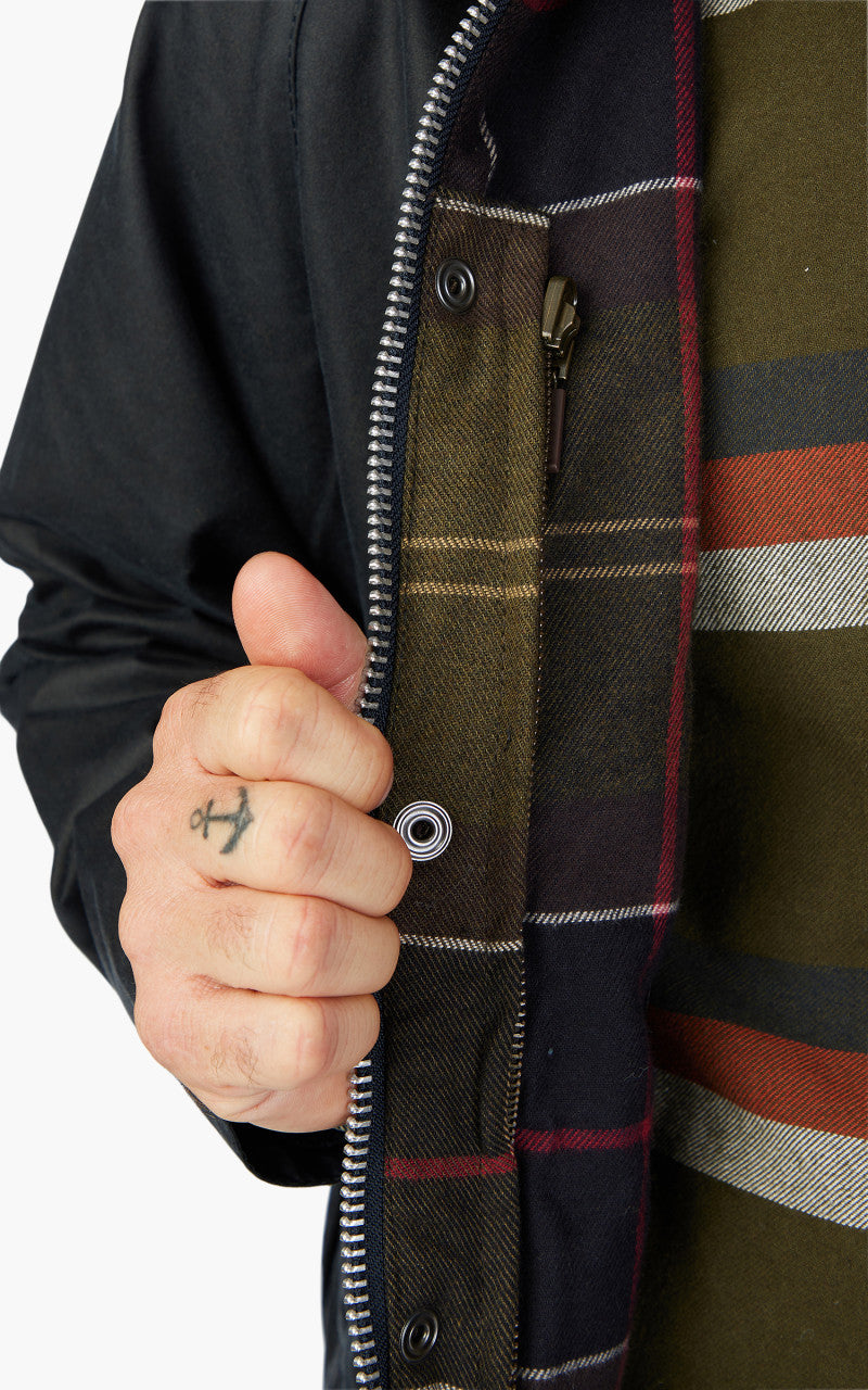 Barbour 40th Anniversary Beaufort Wax Jacket Navy