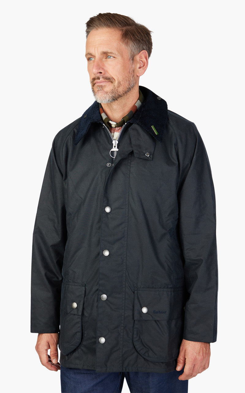 Barbour 40th Anniversary Beaufort Wax Jacket Navy