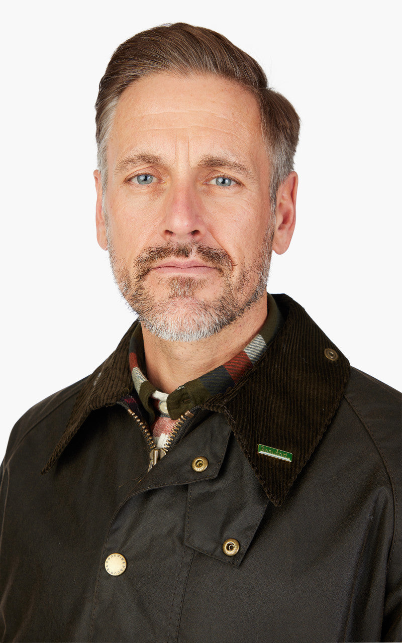 Barbour 40th Anniversary Beaufort Wax Jacket Olive