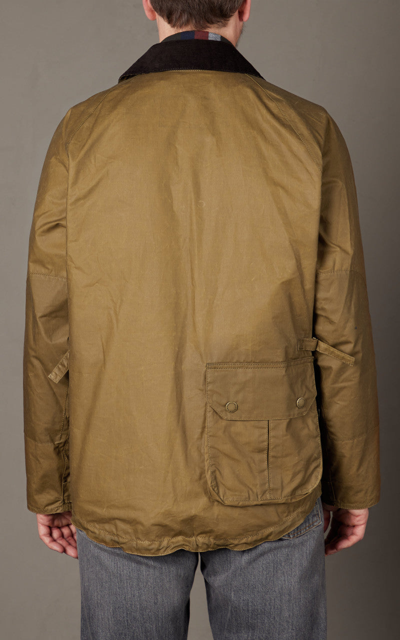 Barbour Deck Waxed Jacket Sand