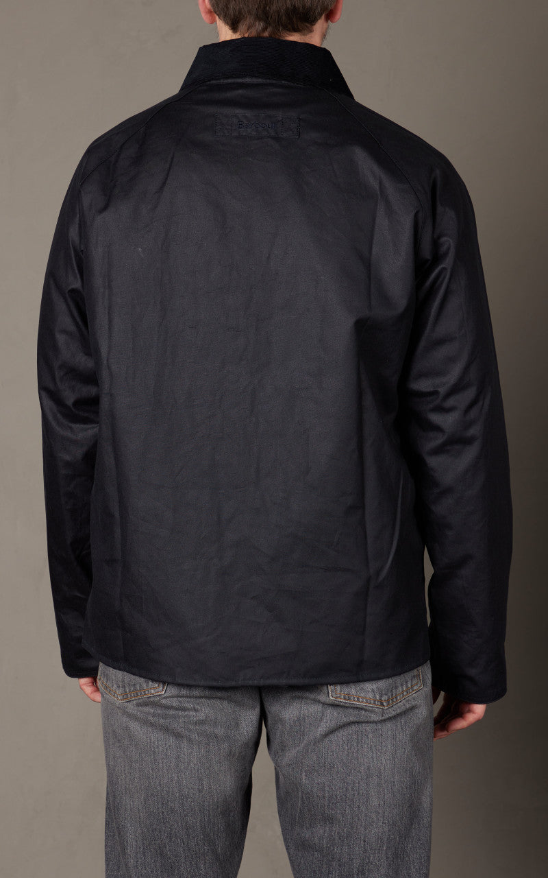 Barbour Utility Spey Waxed Jacket Classic Navy