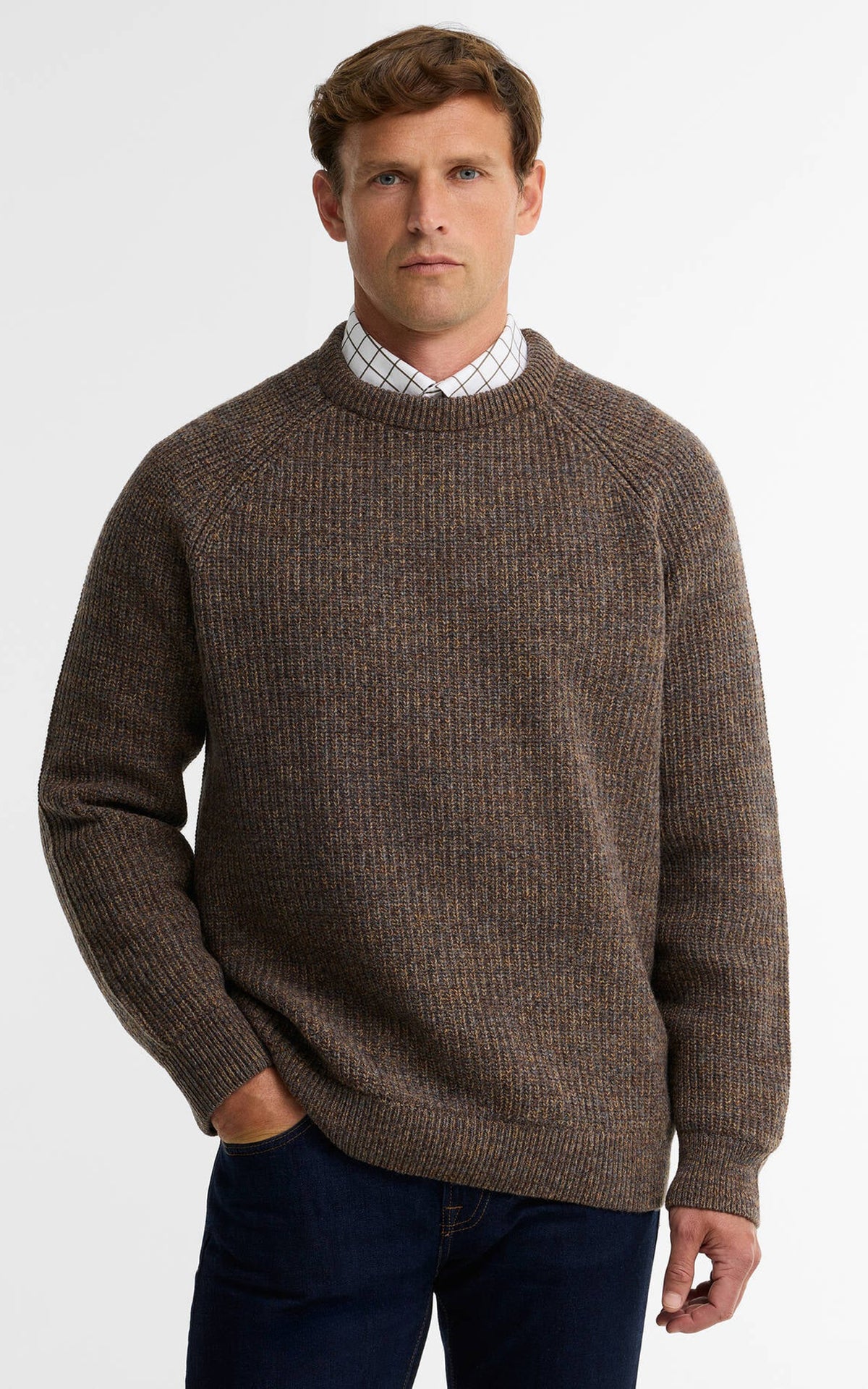 Barbour Sweatshirt Horseford Sandstone