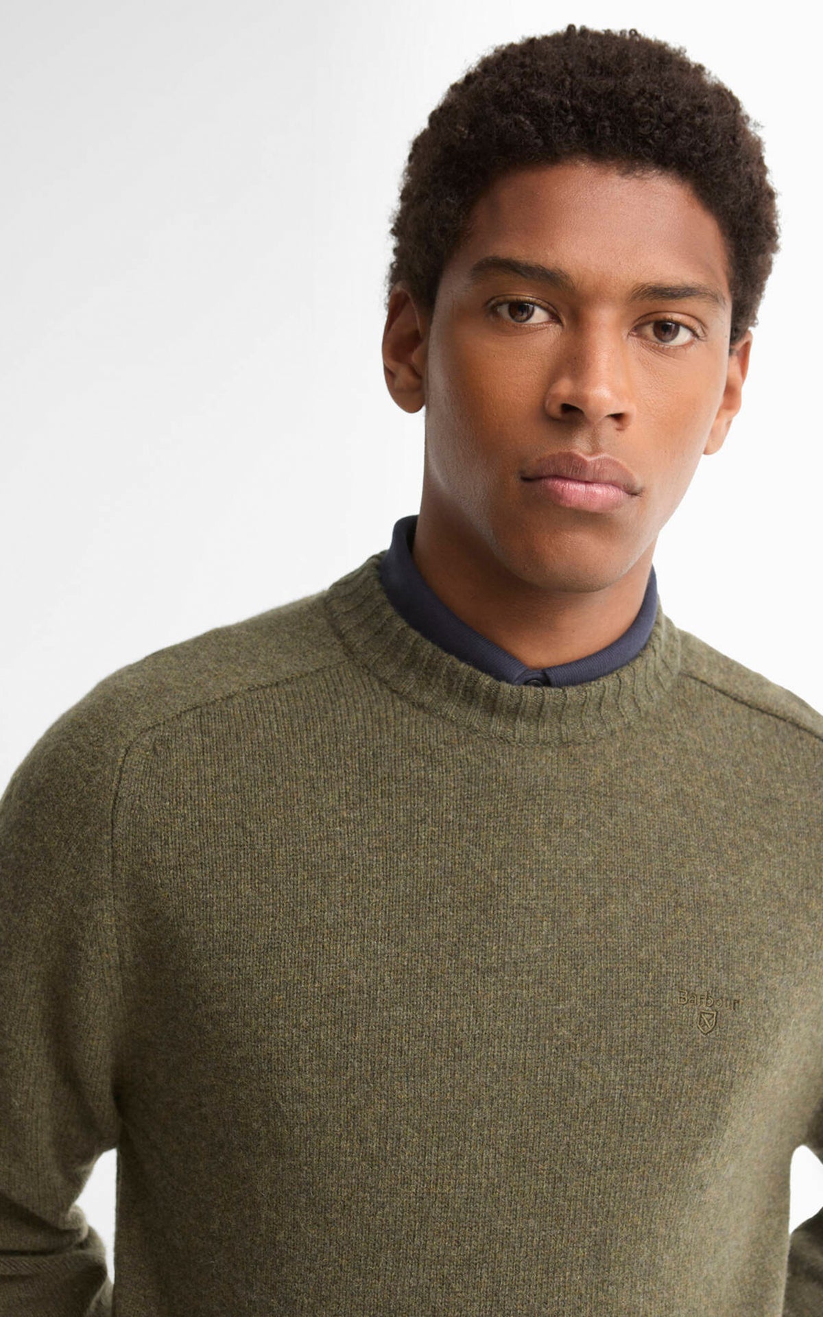 Barbour Sweatshirt Newtown Mid Olive