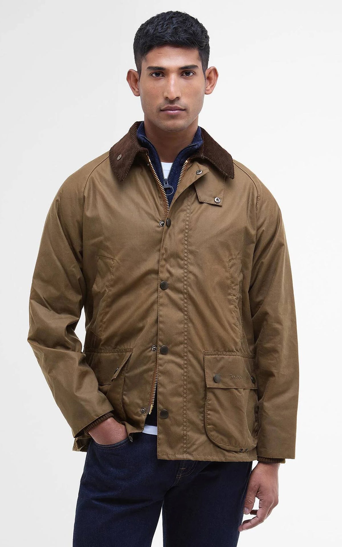 Barbour Bedale Wax Jacket Bark