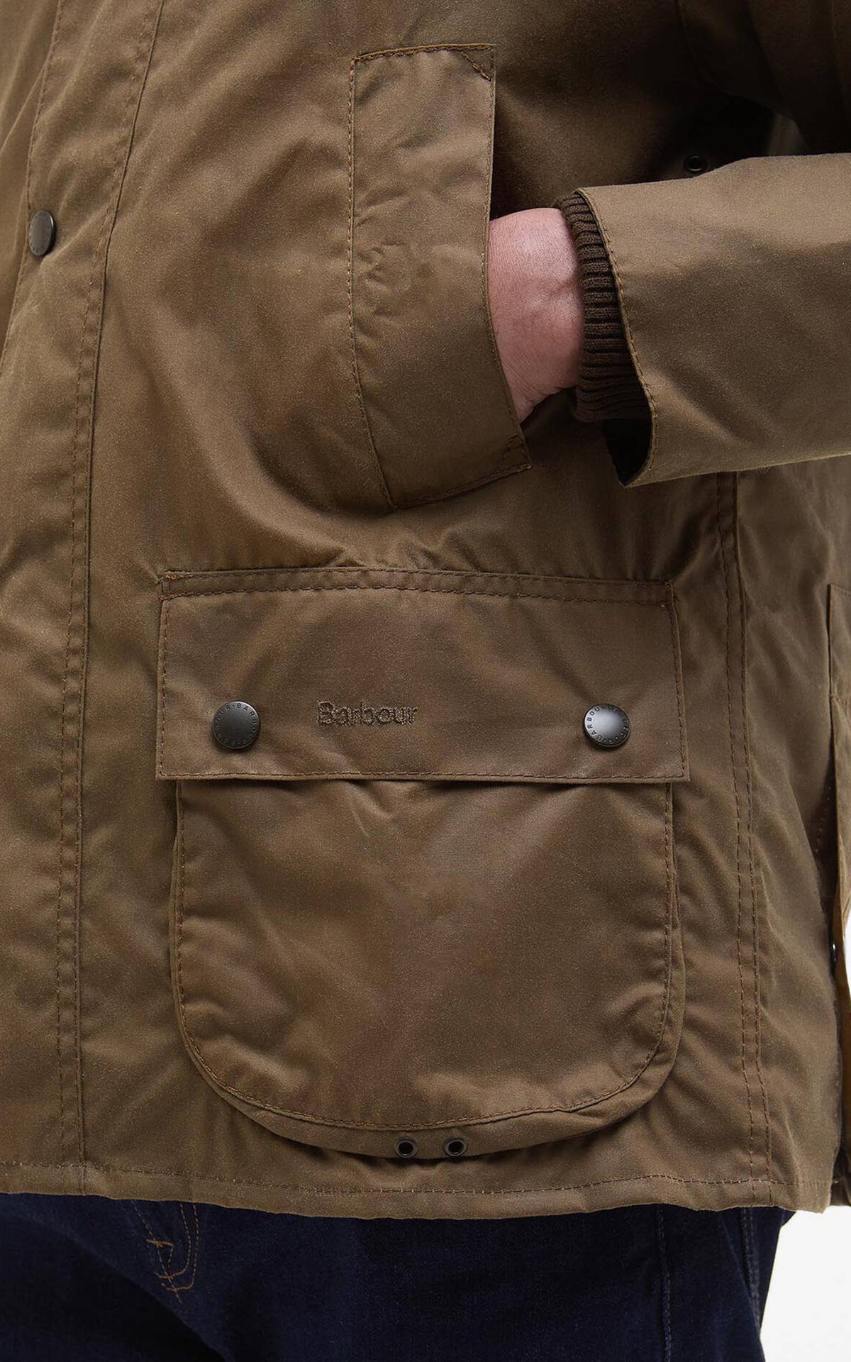 Barbour Bedale Wax Jacket Bark