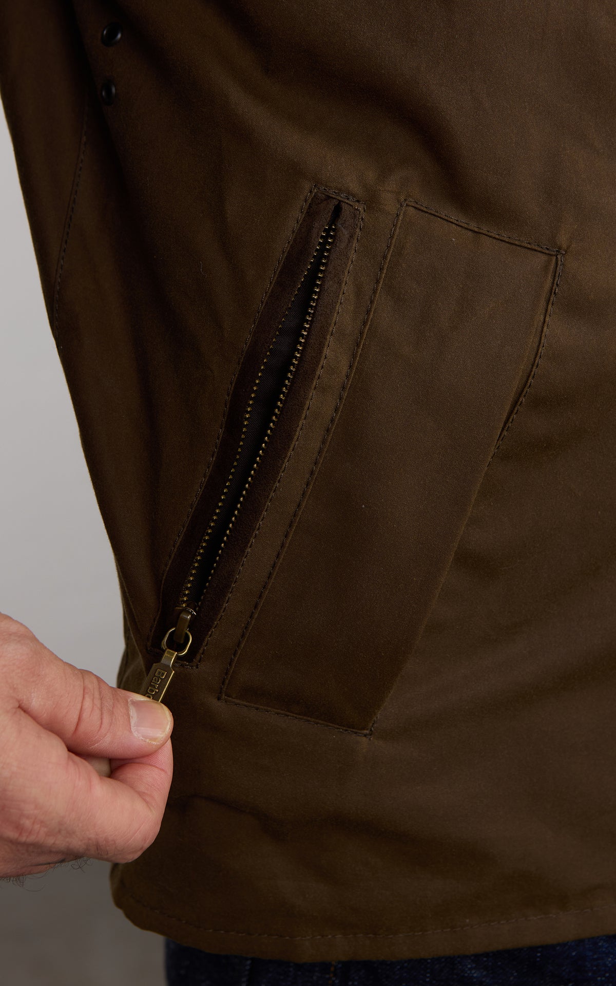Barbour Icons Transport Wax Jacket Brown