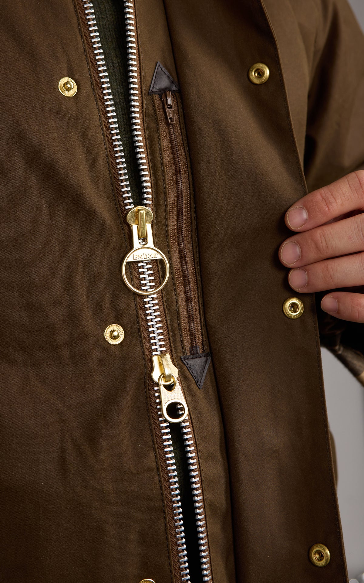 Barbour Icons Transport Wax Jacket Brown