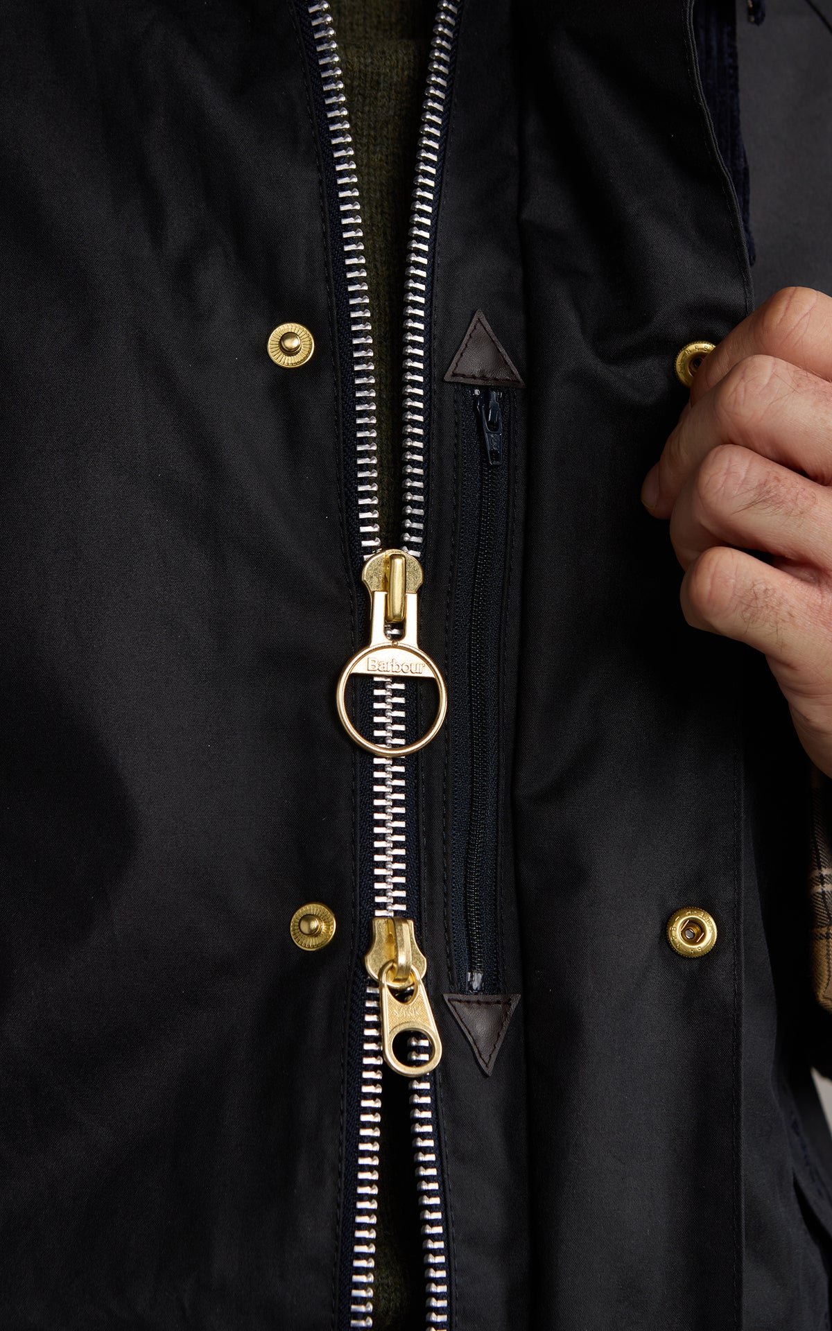 Barbour Icons Transport Wax Jacket Navy