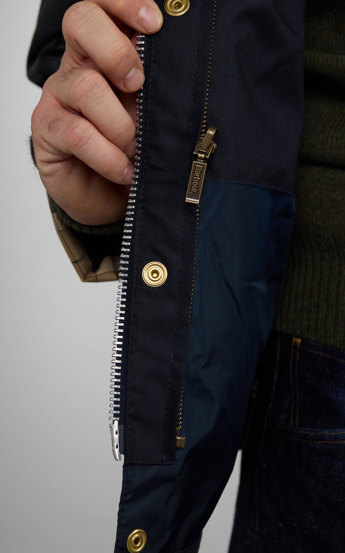 Barbour Icons Transport Wax Jacket Navy