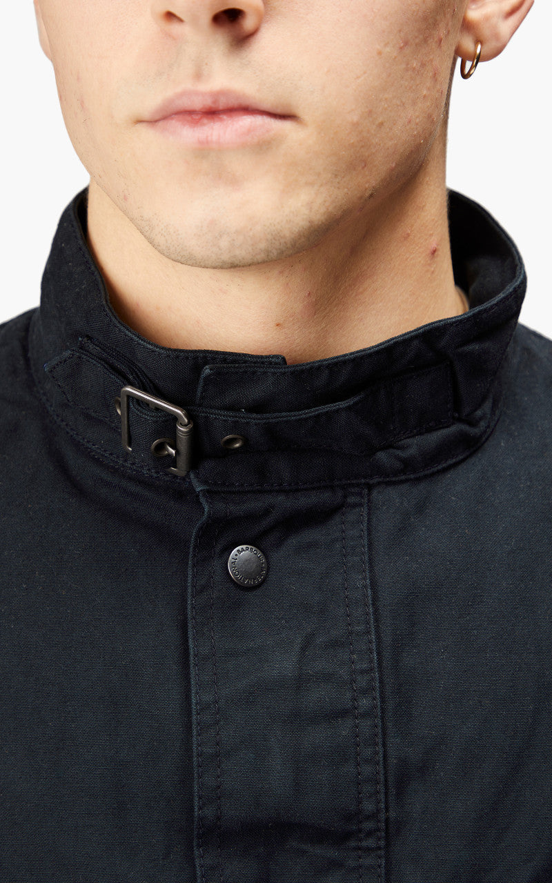 Barbour International Winter Grid A7 Casual Jacket Navy