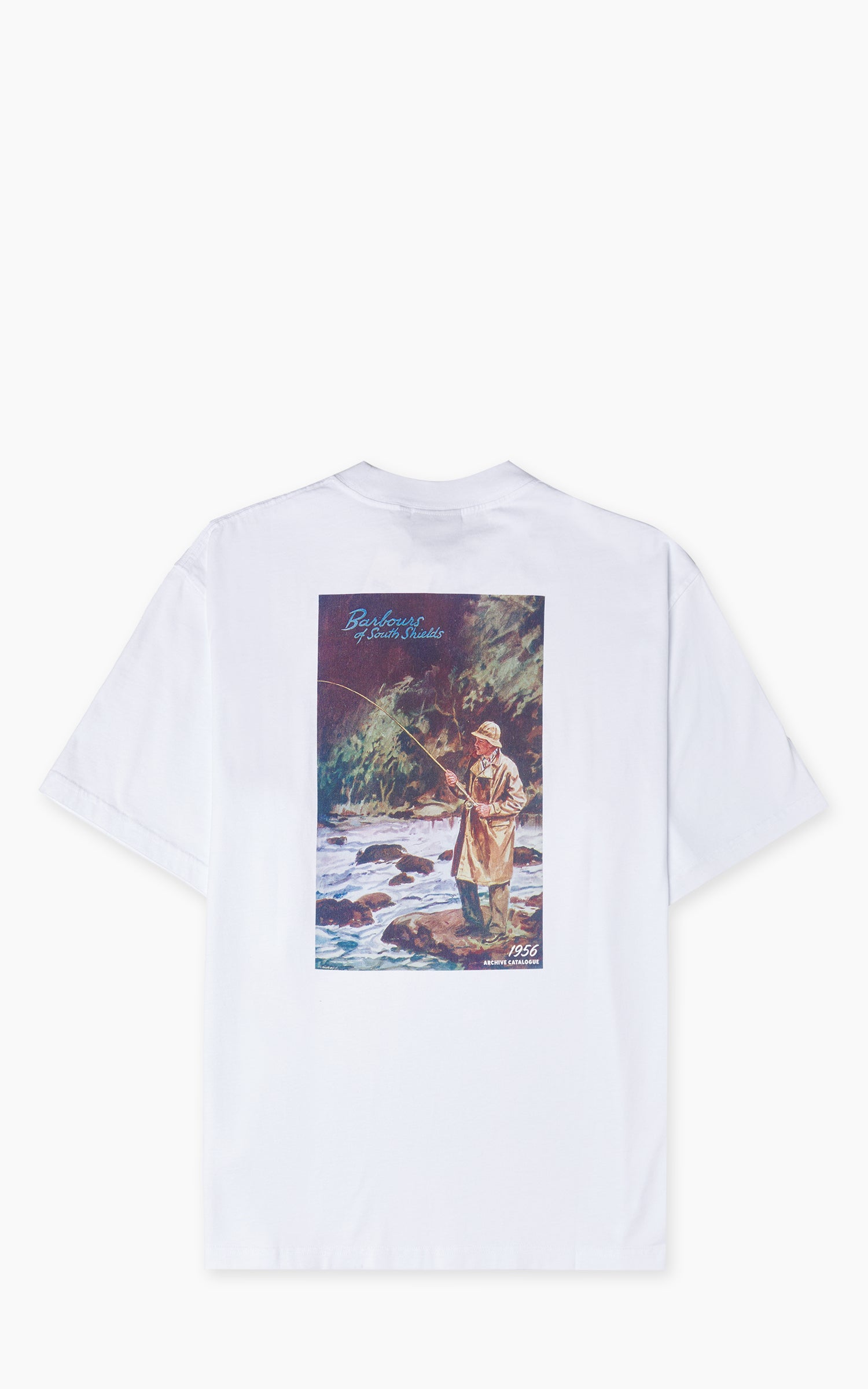 Barbour 1956 Graphic Oversized T-Shirt White