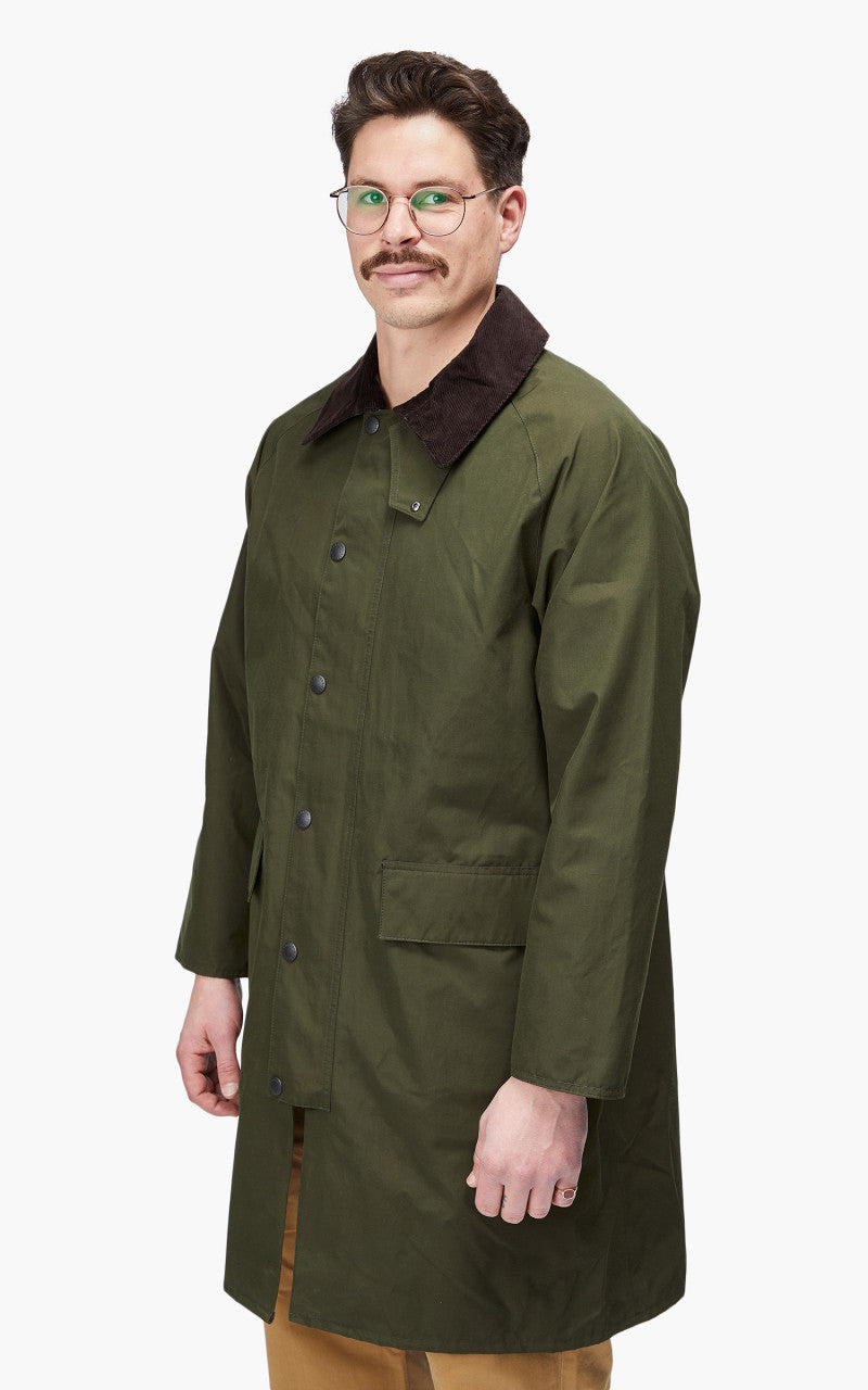 Barbour White Label Waterproof SL Burghley Jacket Sage