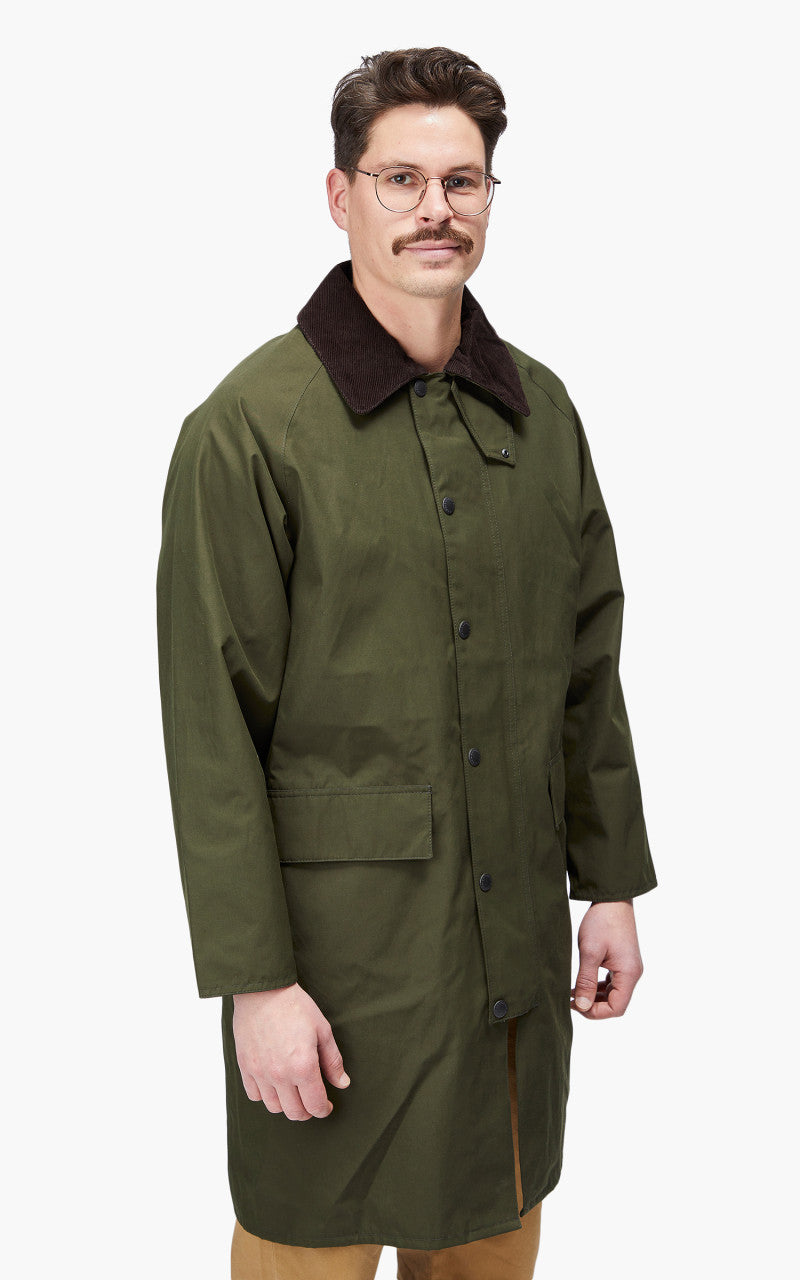 Barbour New Burghley JKT 2layer　sage 38 BARBOUR NEW BURGHLEY 2 LAYER SAGE 38
