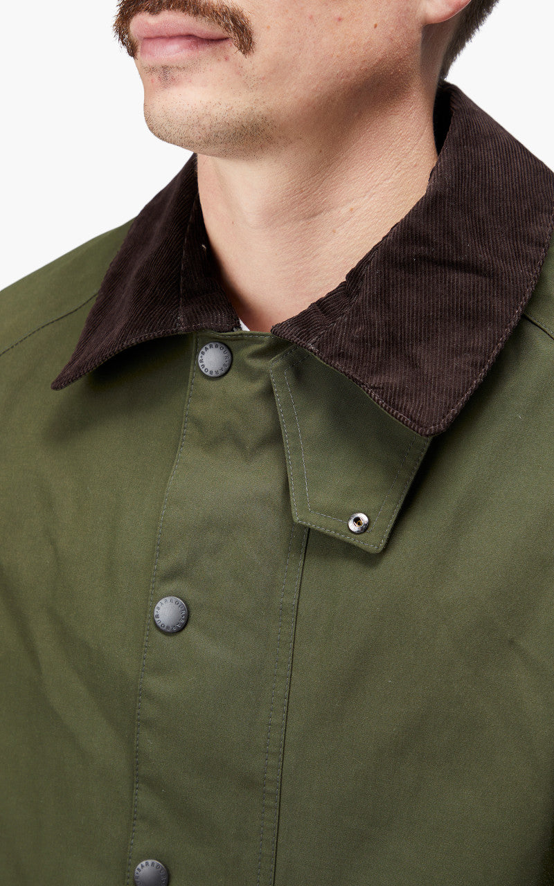 Barbour White Label Waterproof SL Burghley Jacket Sage