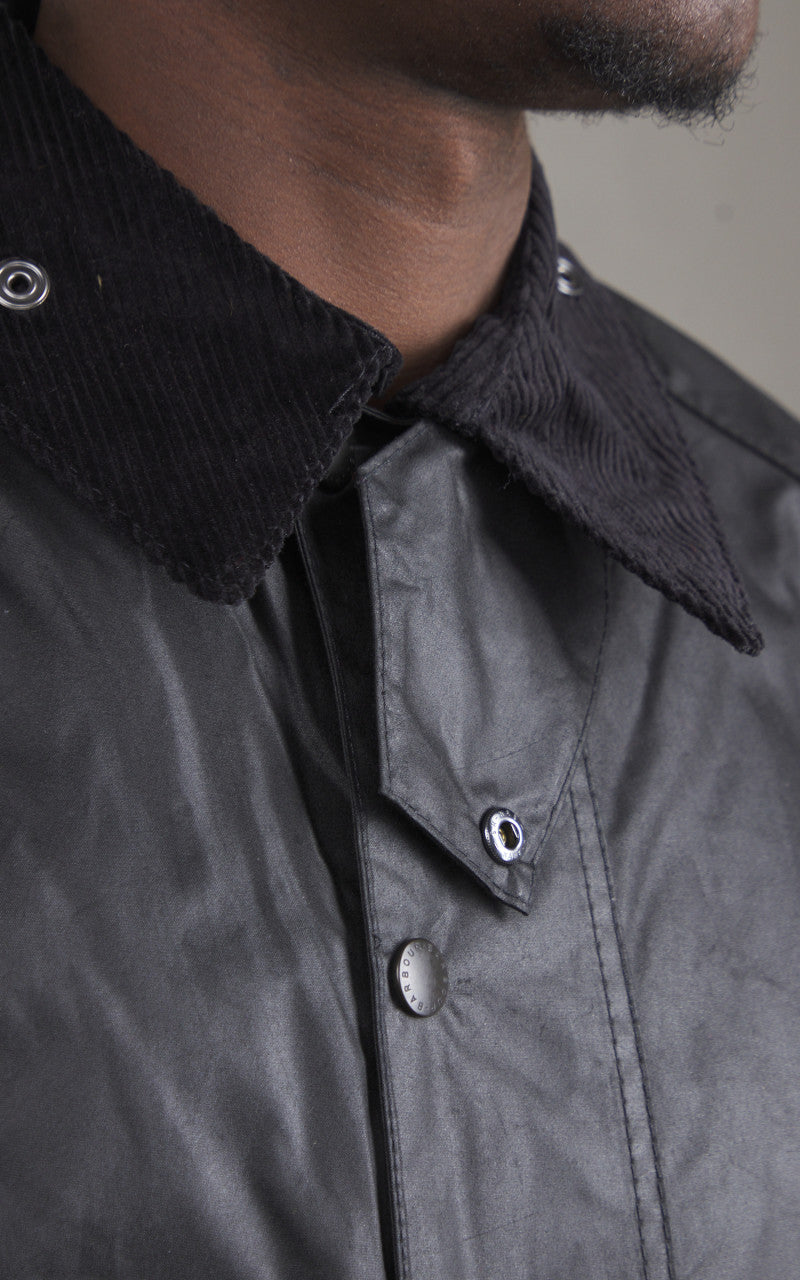 Barbour Beaufort Wax Jacket Black
