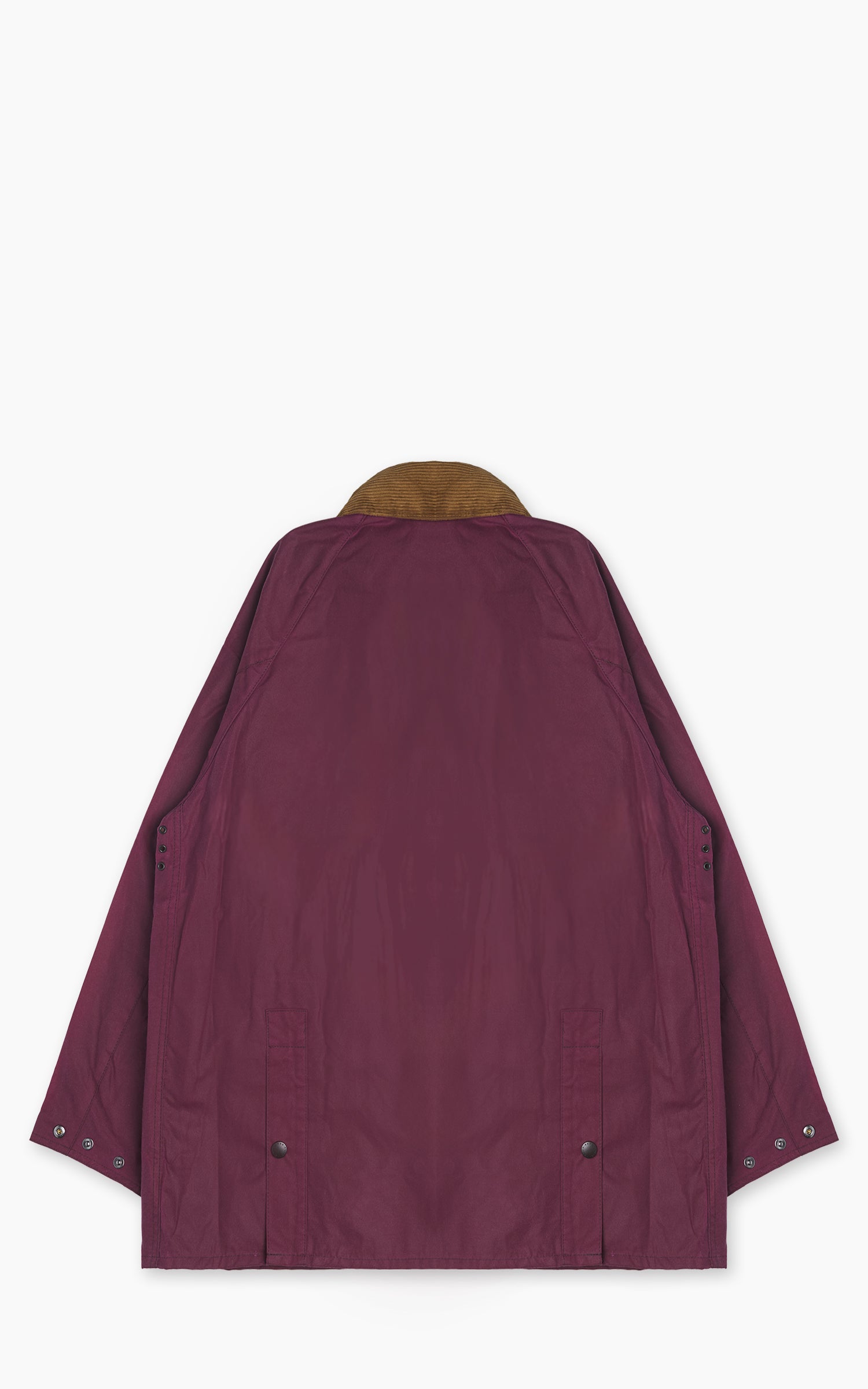 Barbour Oversized Bedale Waxed Jacket Wine