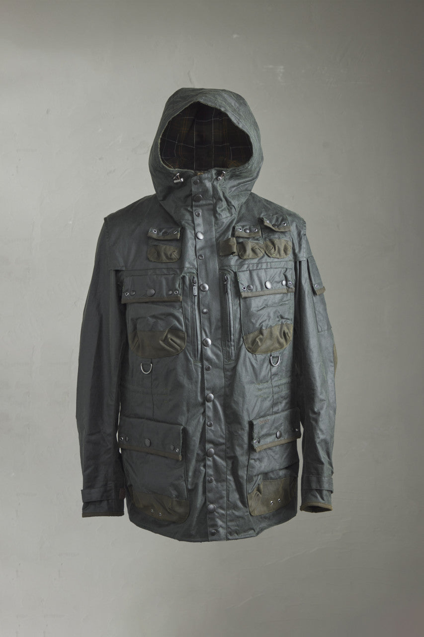 Barbour x To Ki To Military Wax Jacket Sage