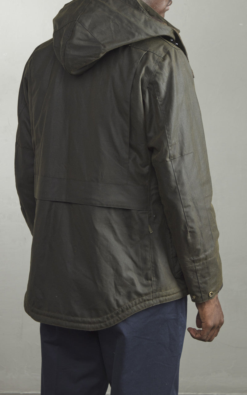 Barbour x To Ki To Shoreman Waxed Jacket Olive
