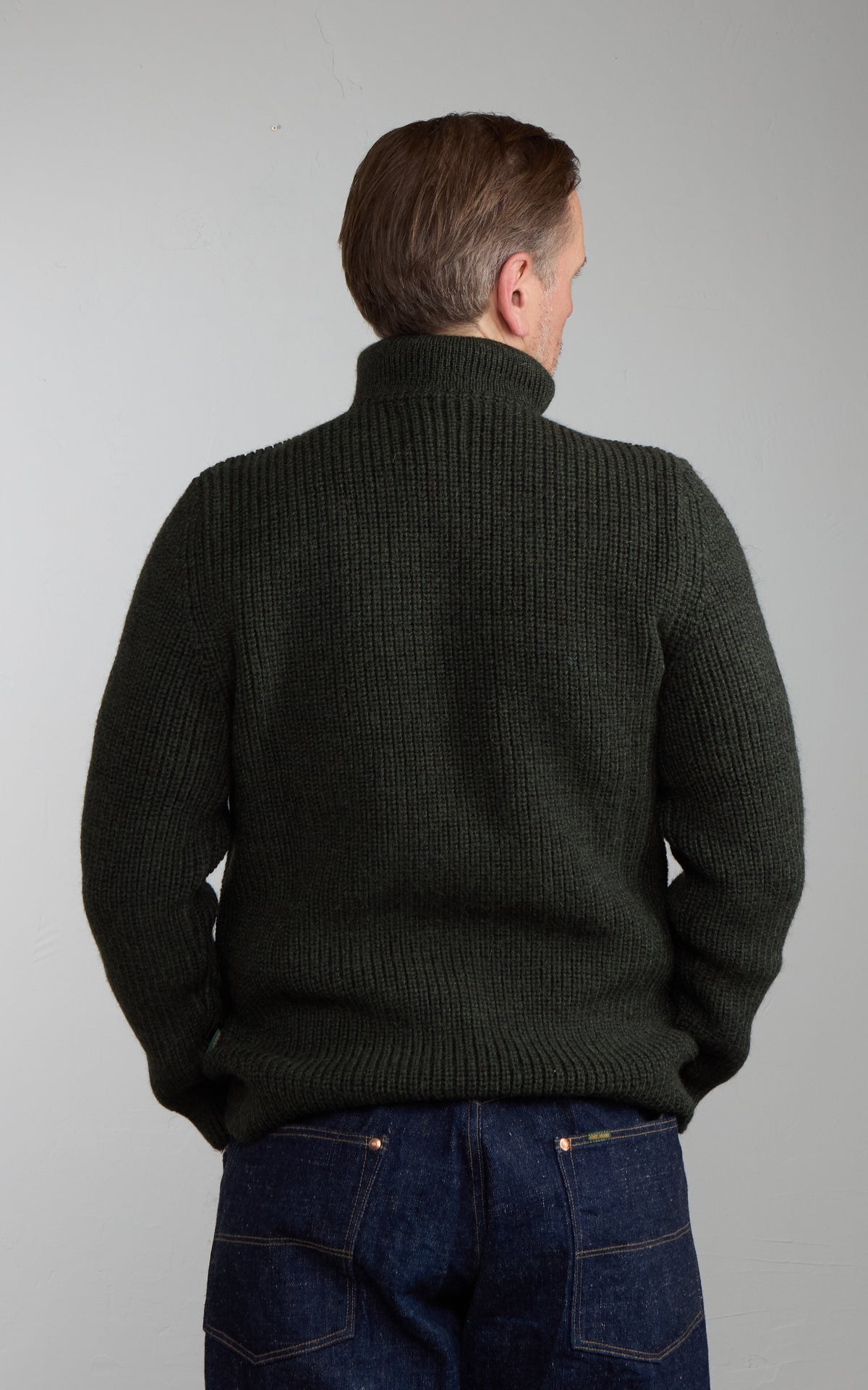 Barbour New Tyne Half Zip Pullover Olive