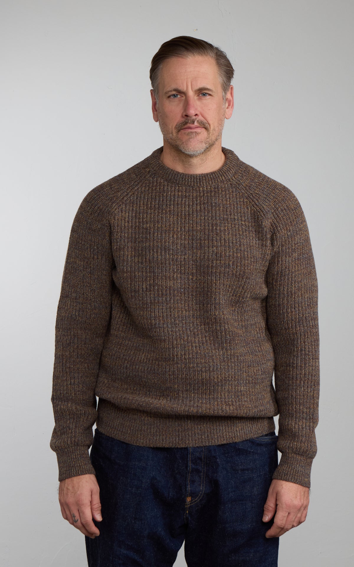 Barbour Sweatshirt Horseford Sandstone
