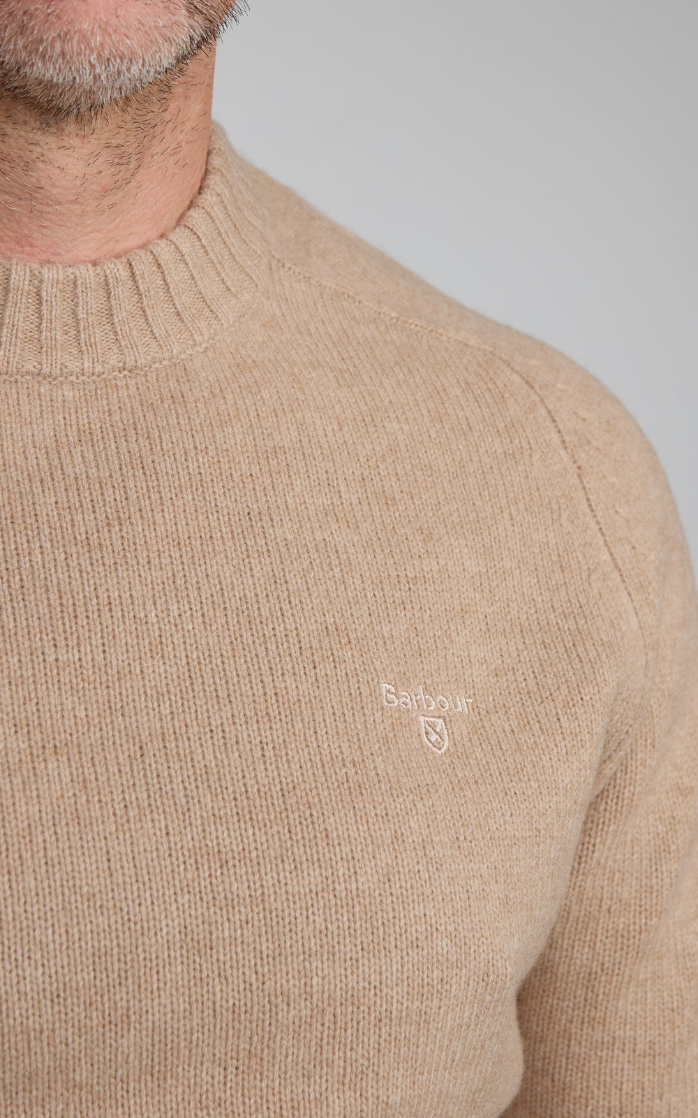 Barbour Sweatshirt Newtown Washed Stone