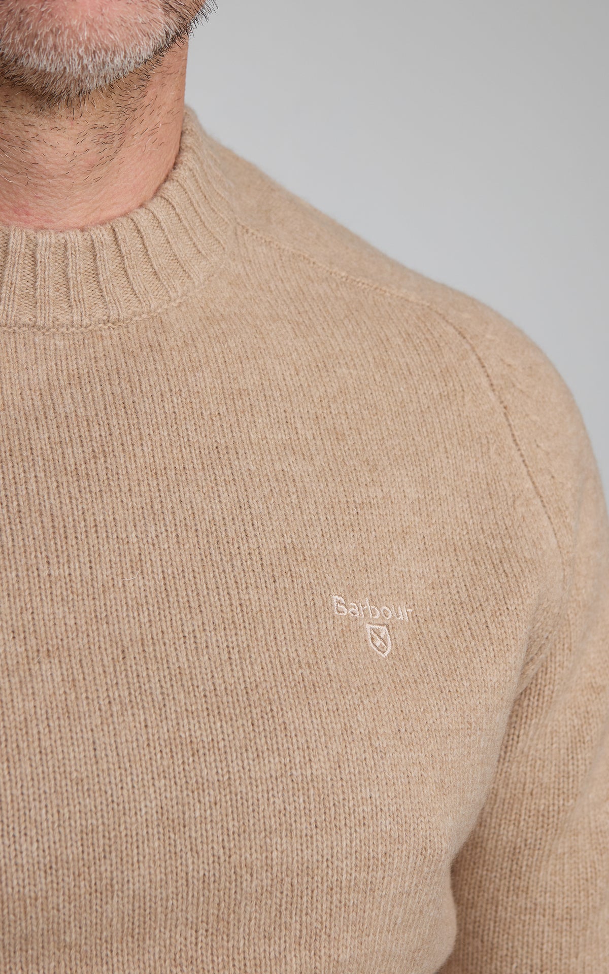 Barbour Sweatshirt Newtown Washed Stone