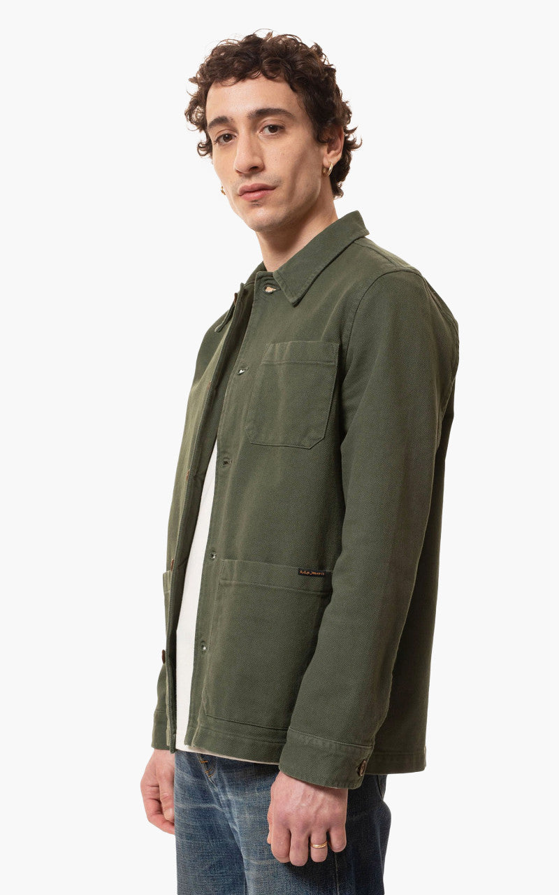 Nudie Jeans Barney Worker Jacket Olive