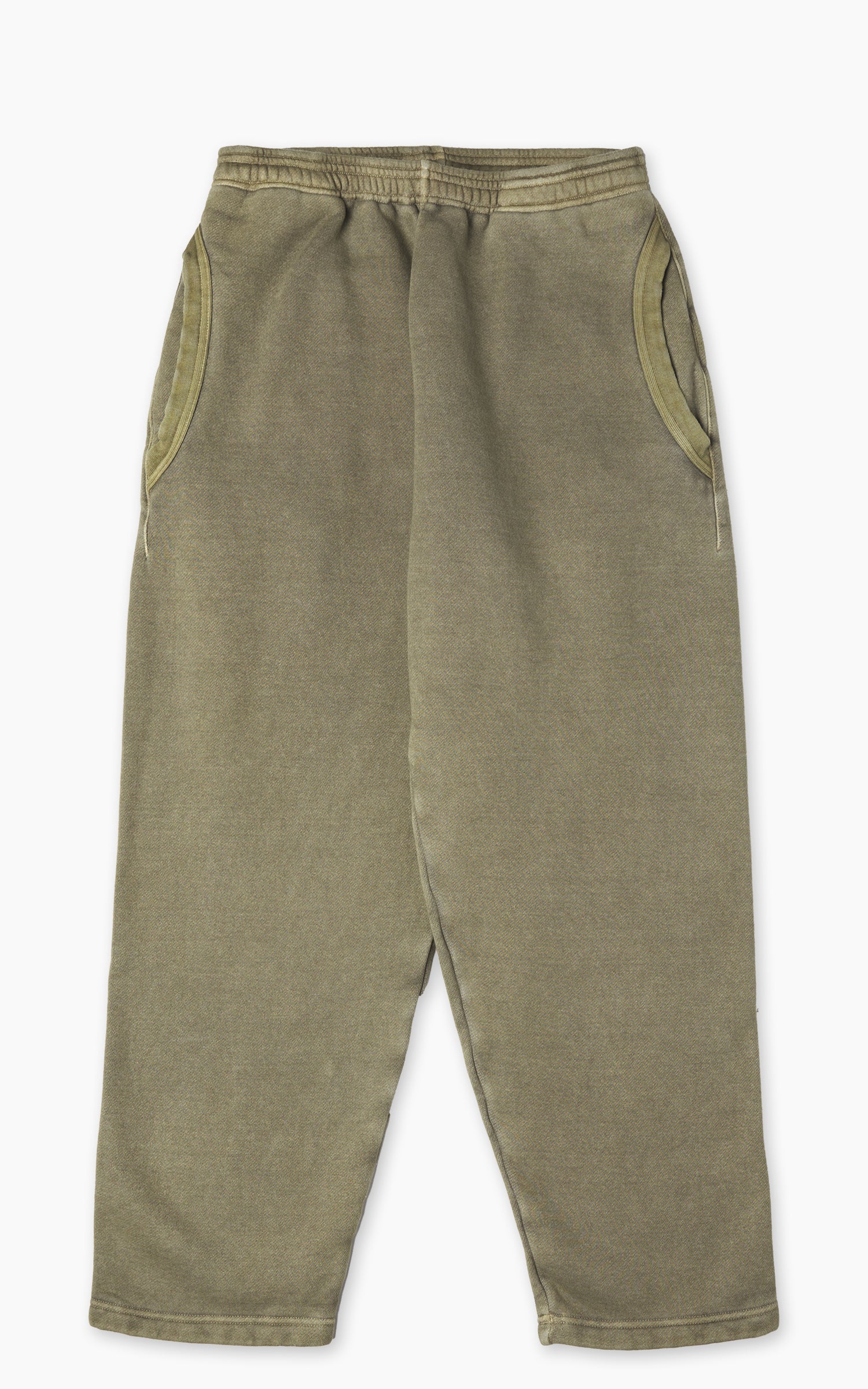 Barns Outfitters BR-3049PG Wide Tapered Sweatpants Pigment Dye Khaki